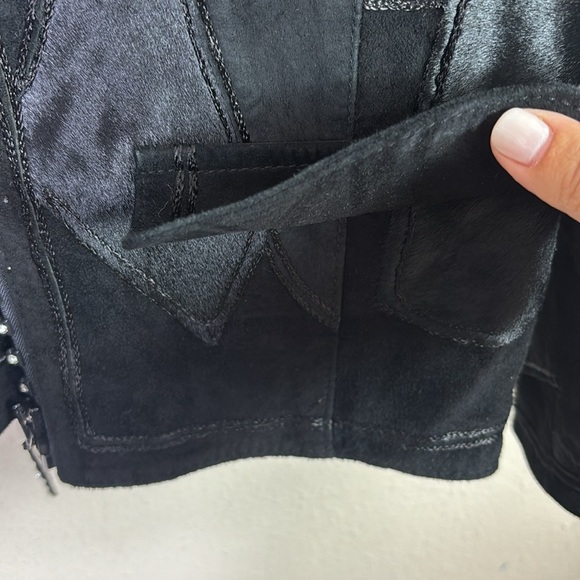 Stillman Studio New York Genuine Leather Jacket in Black size Medium - Picture 6 of 11